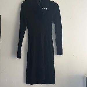 Black long sleeve dress